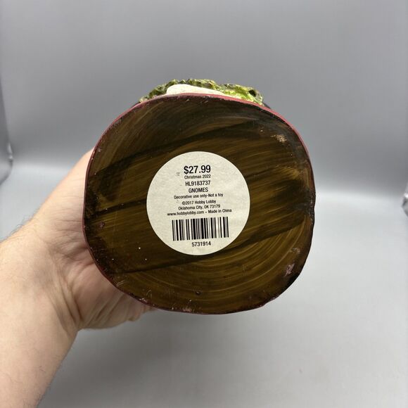 Christmas Gnome-Hobby Lobby -12 " Tall Resin 2022 New - Picture 5 of 9